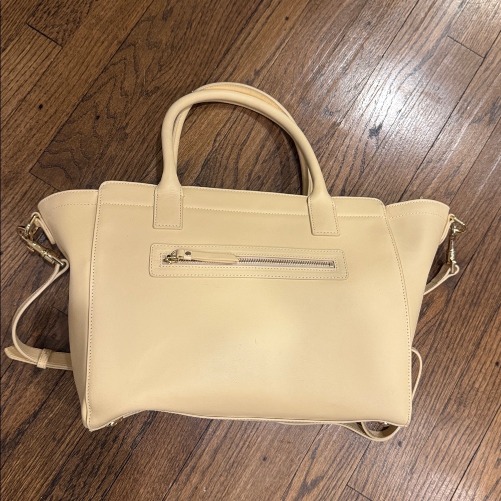 Mark & Graham Hayden Leather Tote with Zip Pocket